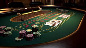 Meja Infinite Blackjack live dealer wajibslot dengan dealer profesional dan antarmuka taruhan digital
